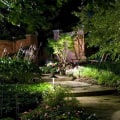 How far apart should landscaping lights be?
